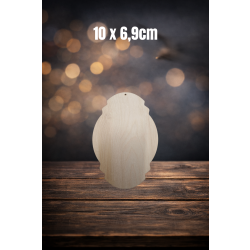 Tabliczka ozdobna 5 10cm z jednym otworem, tabliczka 10cm, sklejka 3mm